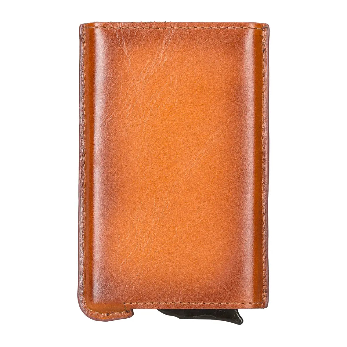 Thomson Luxury Leather Card Holder-Burnished Tan