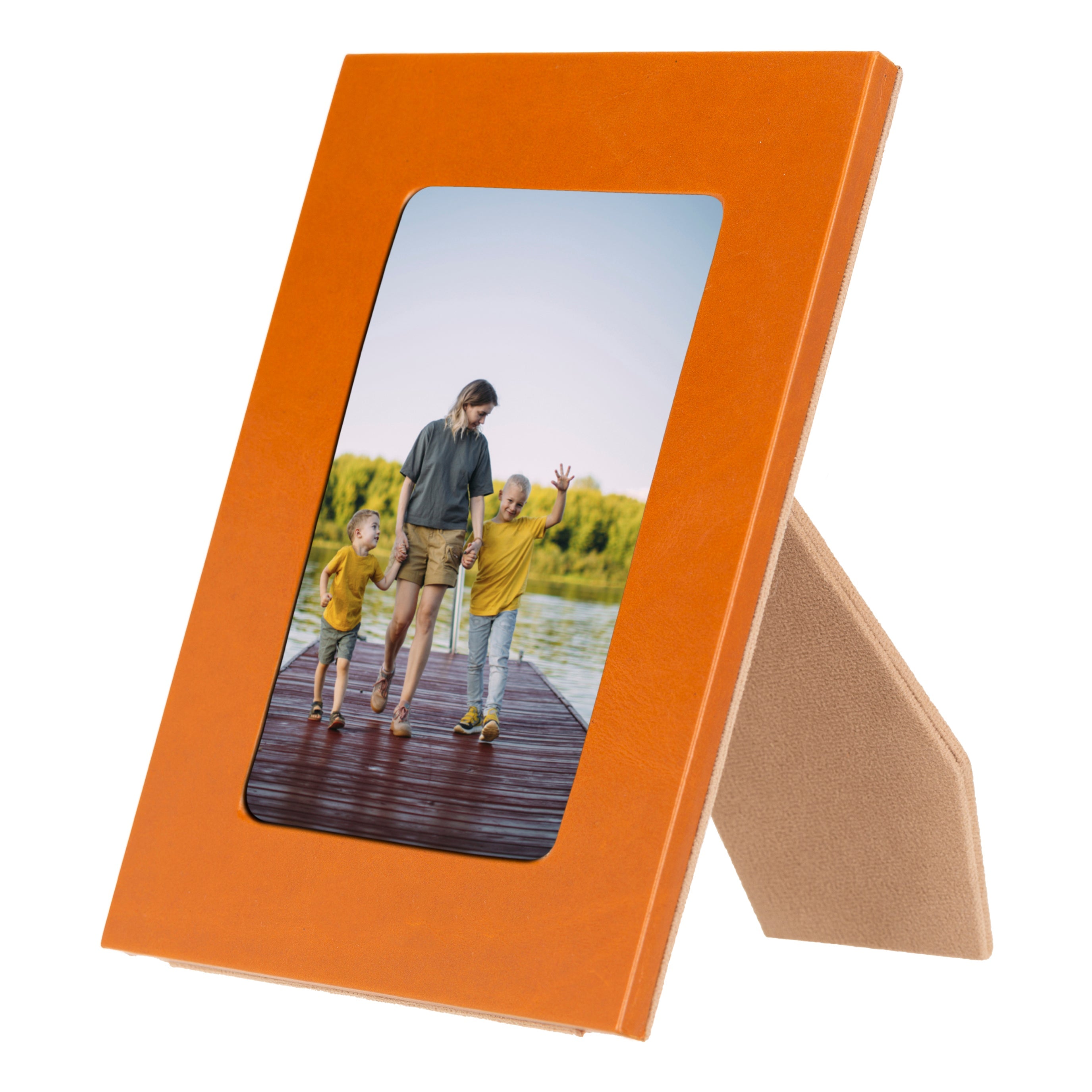 LuxeCraft Leather Photo Frame