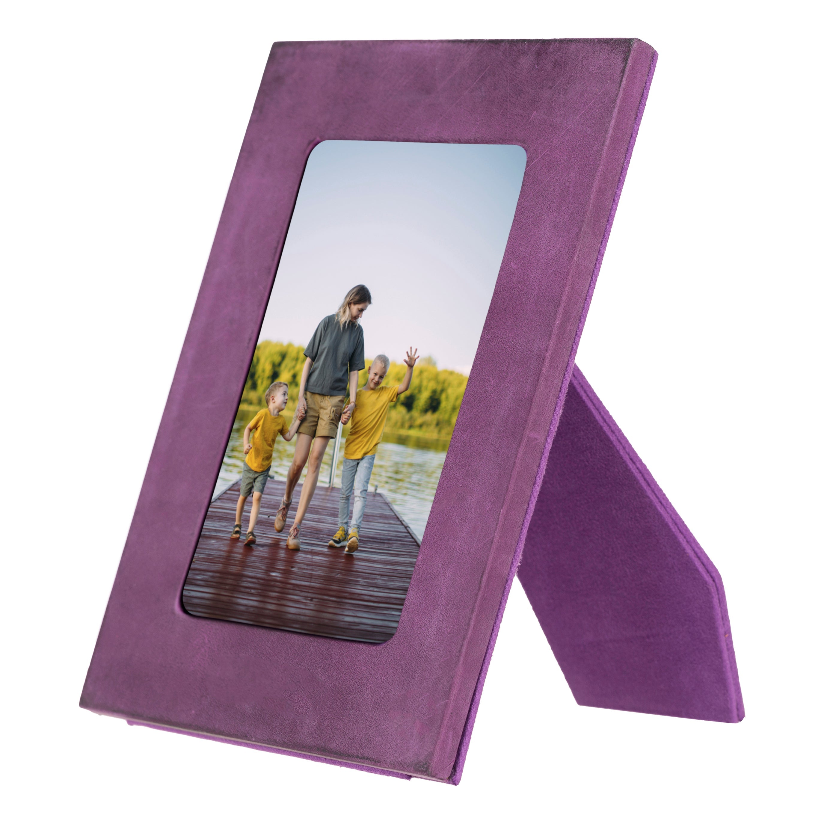 LuxeCraft Leather Photo Frame