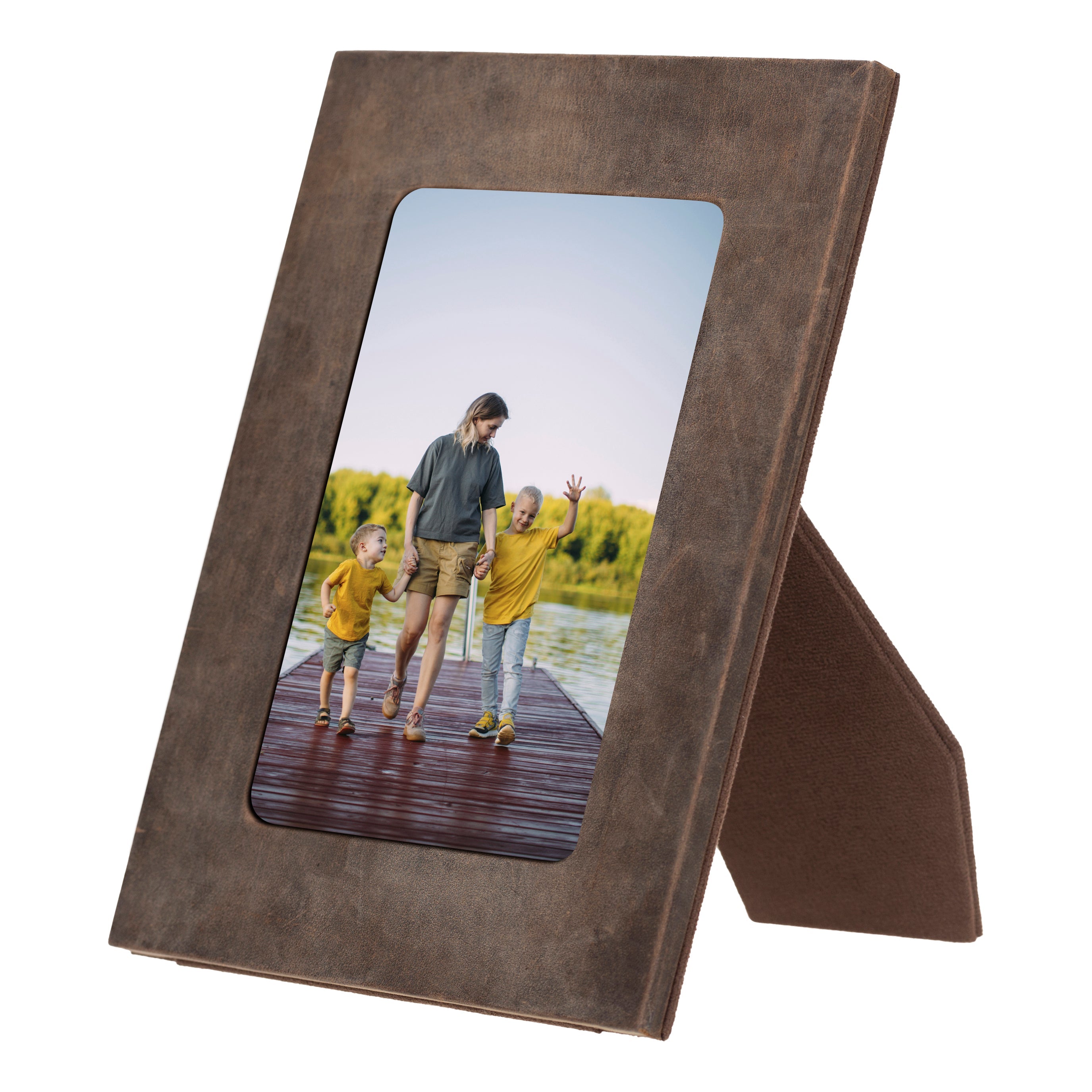 LuxeCraft Leather Photo Frame