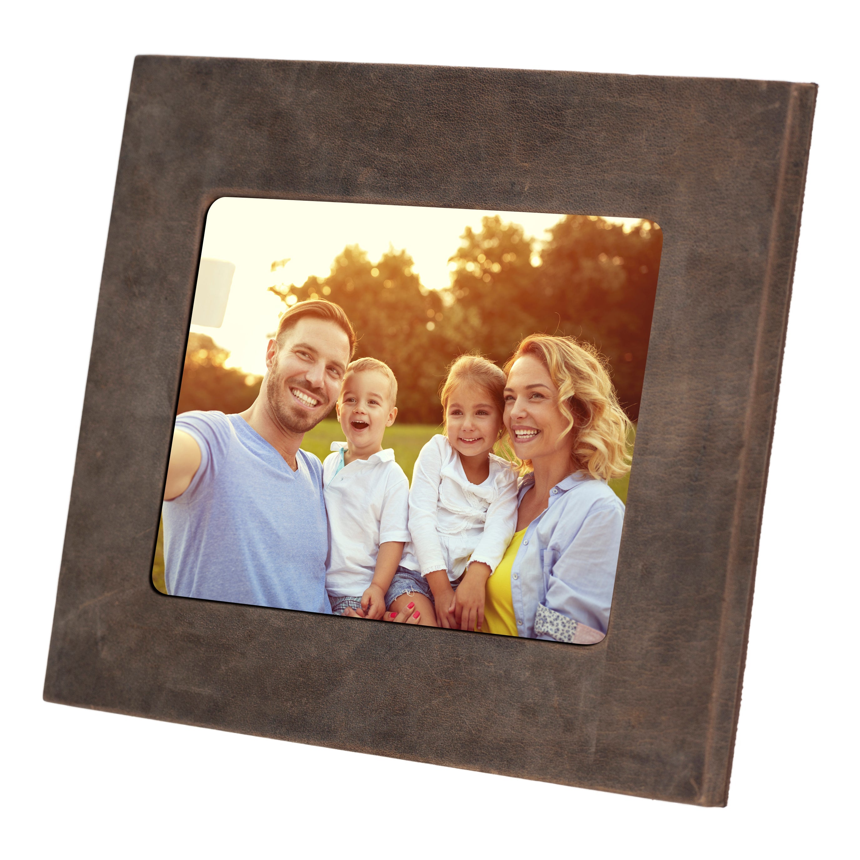 LuxeCraft Leather Photo Frame