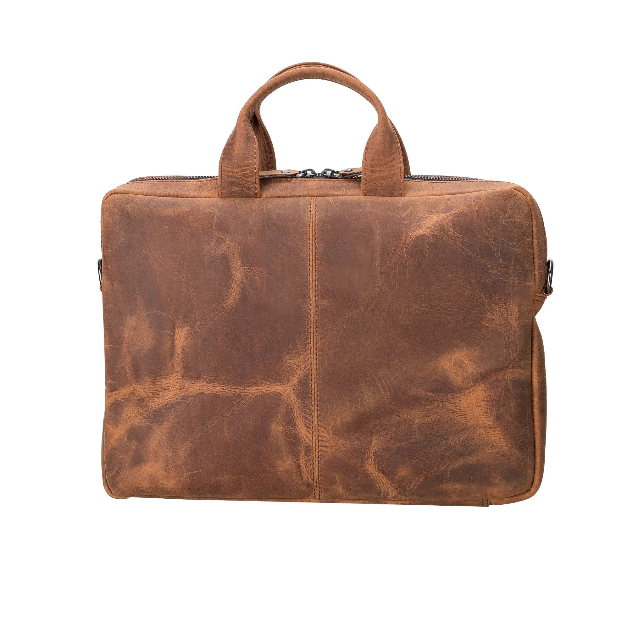 Brown Leather Business Briefcase
