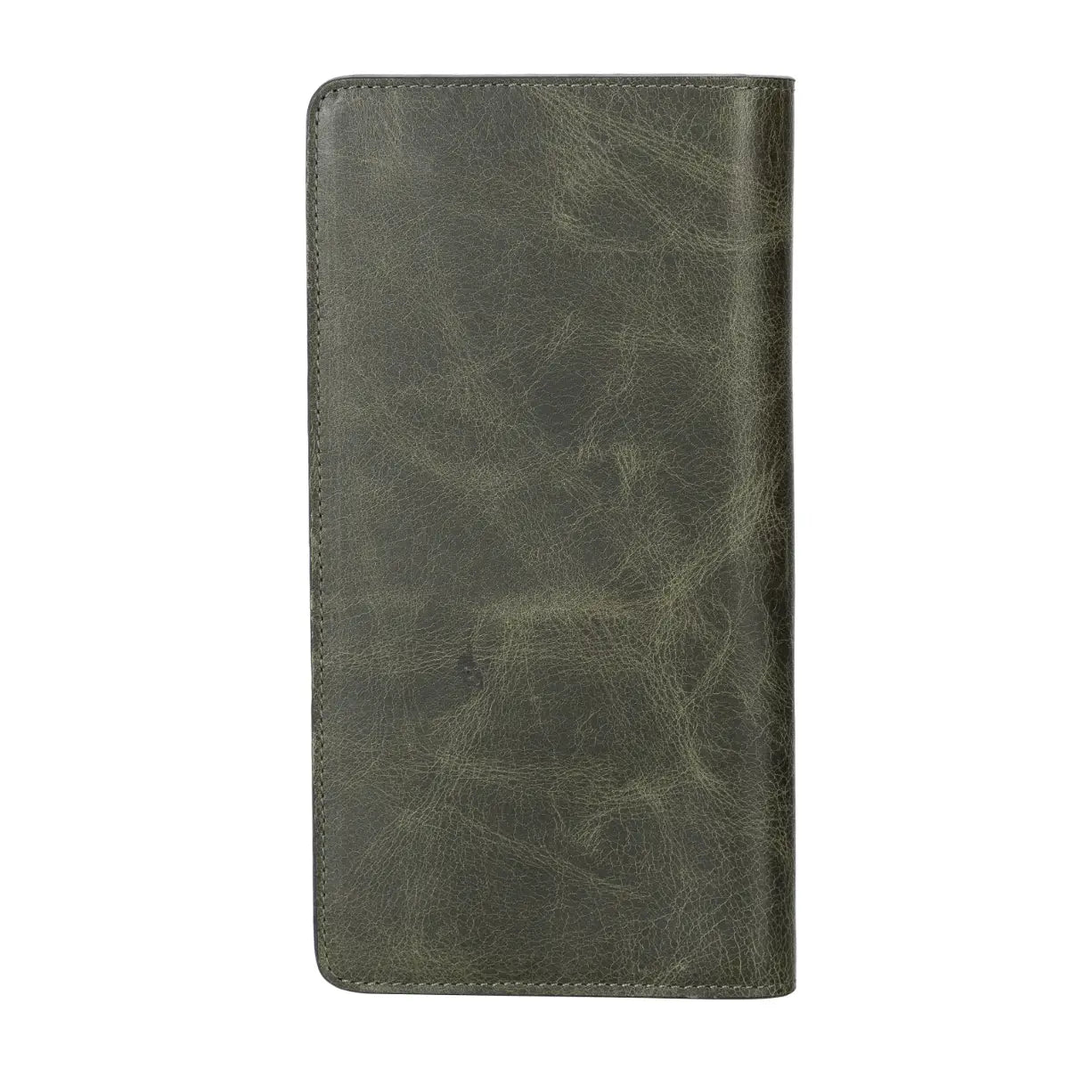 Women's Bifold Leather Wallet-Green (Ascona)