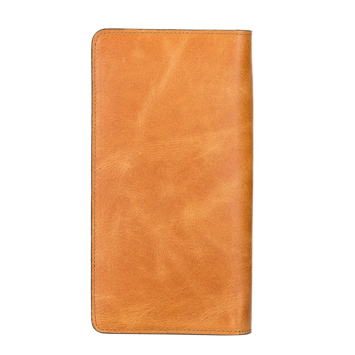Women's Bifold Leather Wallet-Camel Brown (Ascona)