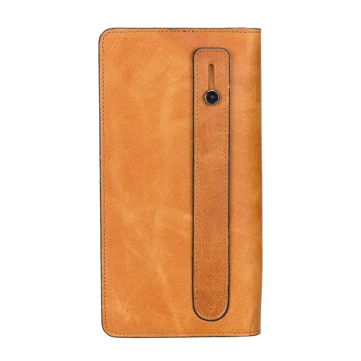 Women's Bifold Leather Wallet-Camel Brown (Ascona)