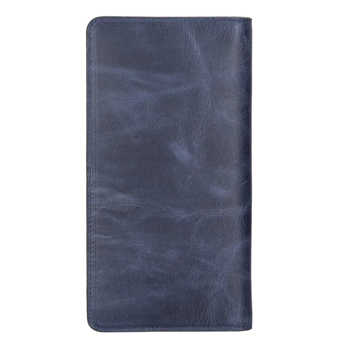Women's Bifold Leather Wallet-Blue (Ascona)