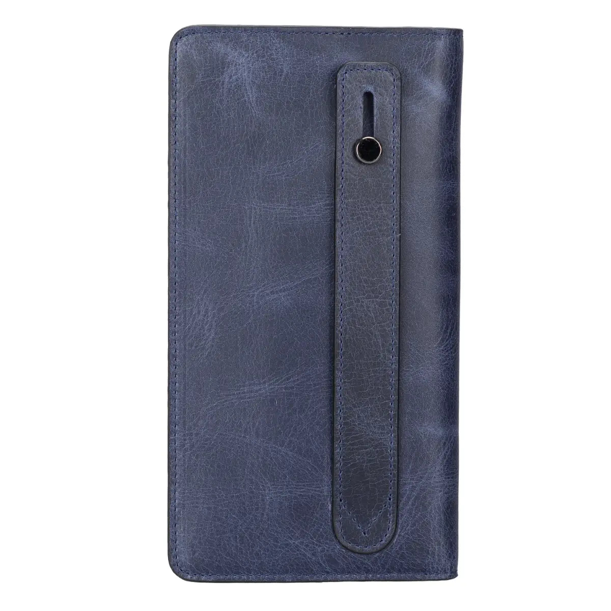 Women's Bifold Leather Wallet-Blue (Ascona)