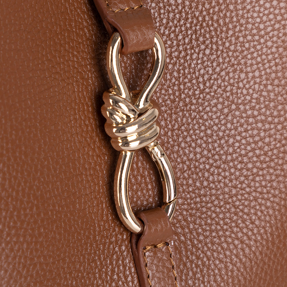 Azura Women's Leather Bag - Tan