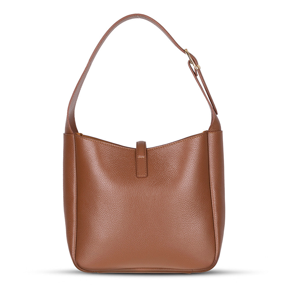 Azura Women's Leather Bag - Tan
