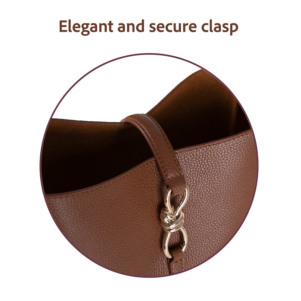 Azura Women's Leather Bag - Tan