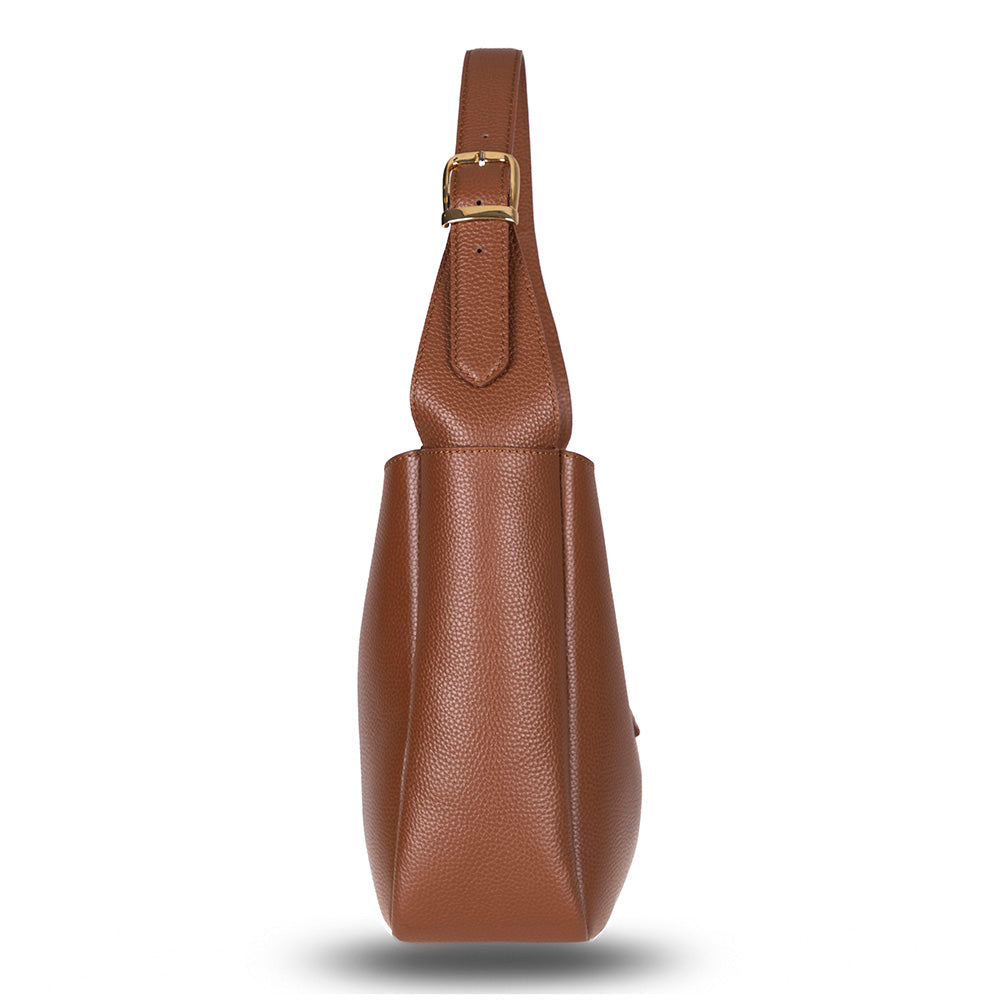 Azura Women's Leather Bag - Tan