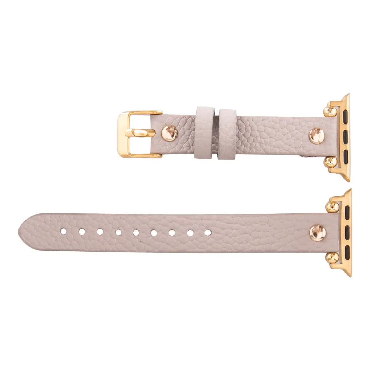 Beige Leather Ultra Slim Apple Watch Band