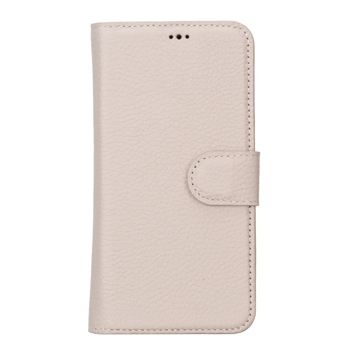 Beige iPhone 13 Leather Case-O2 Leather