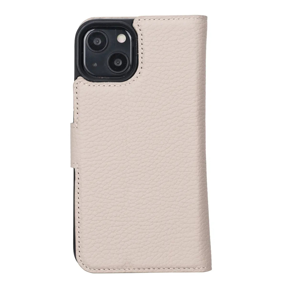 Beige iPhone 13 Leather Case-O2 Leather