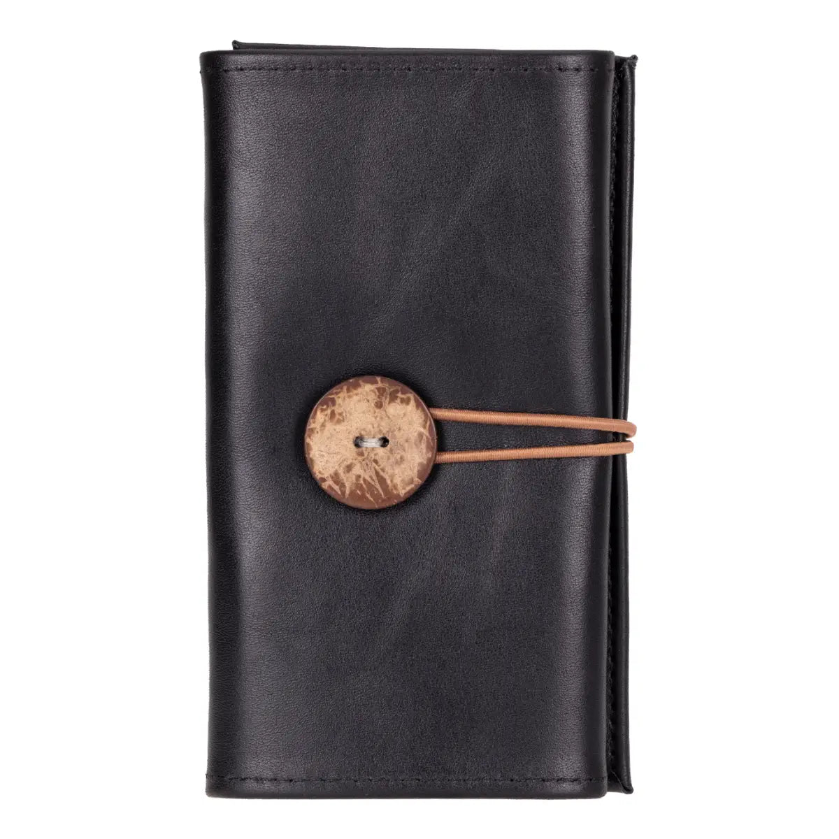 Black Leather Cable Organizer