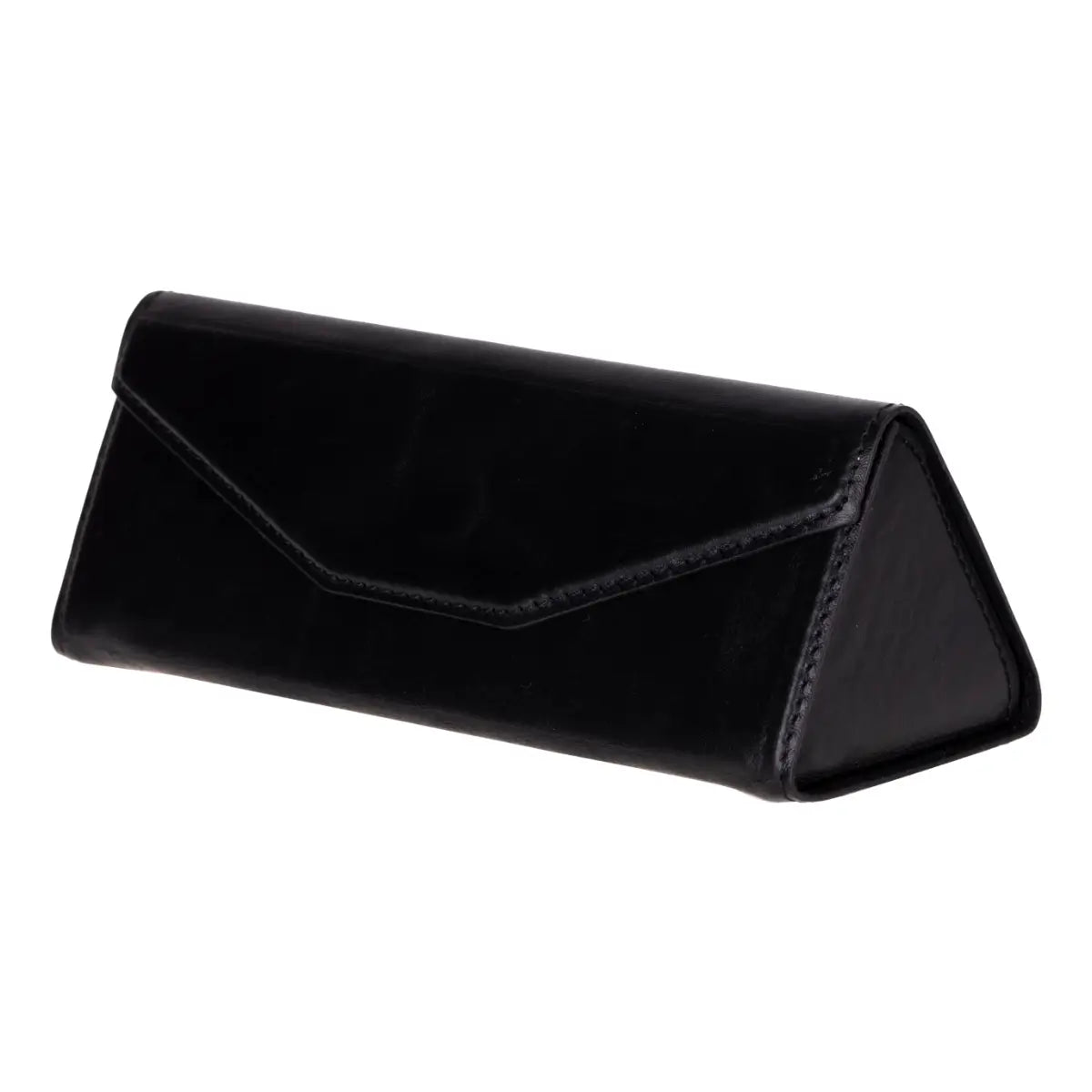 Black Leather Glasses Case