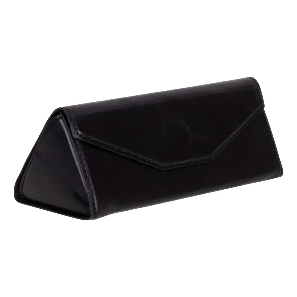 Black Leather Glasses Case
