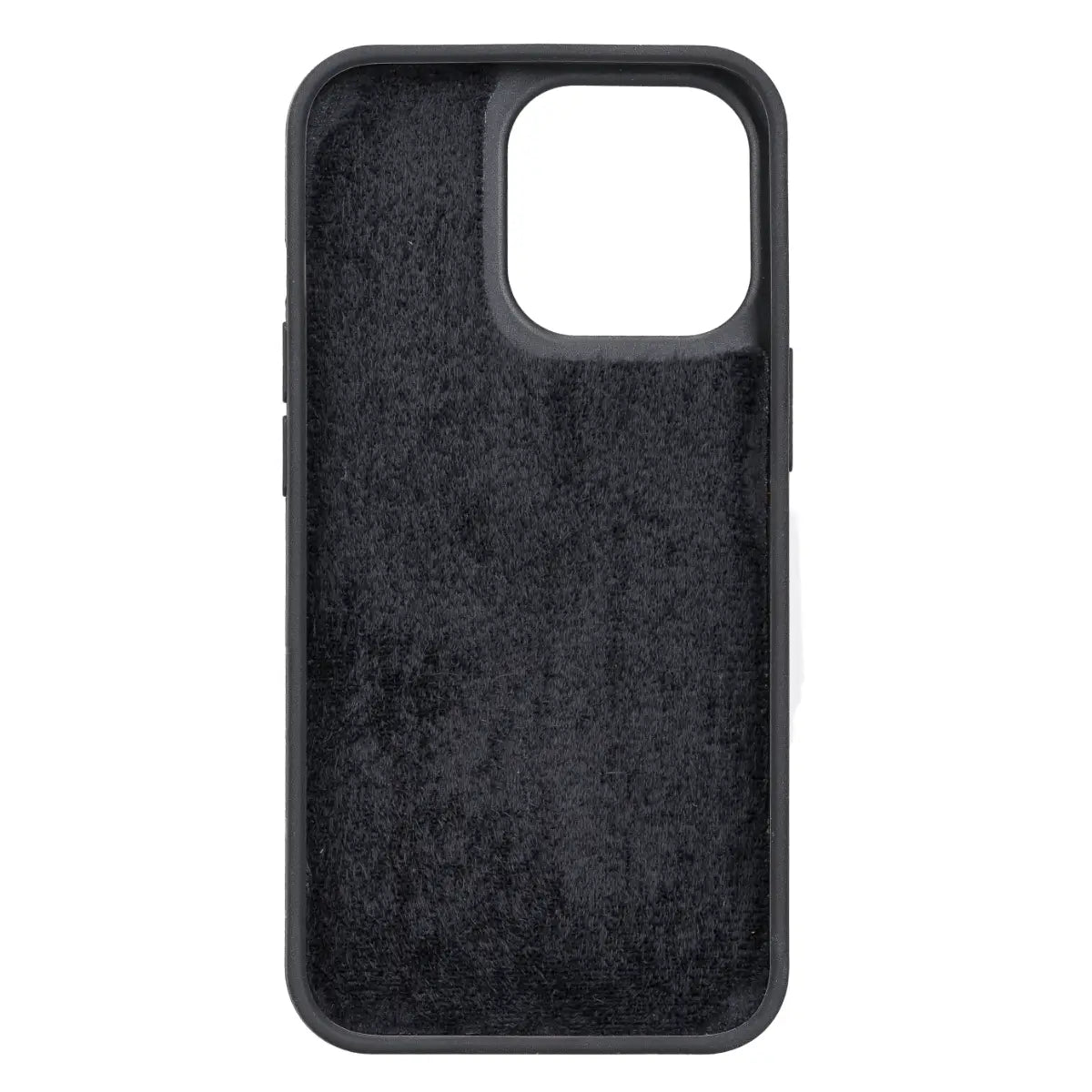 Black Leather Magnetic Case for iPhone 13 Pro