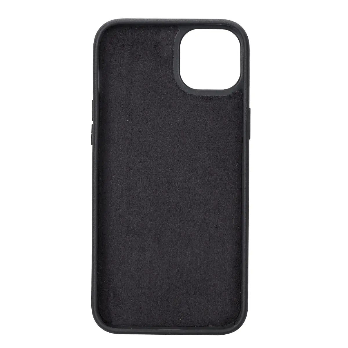 Black Leather Wallet Case for iPhone 14 Plus