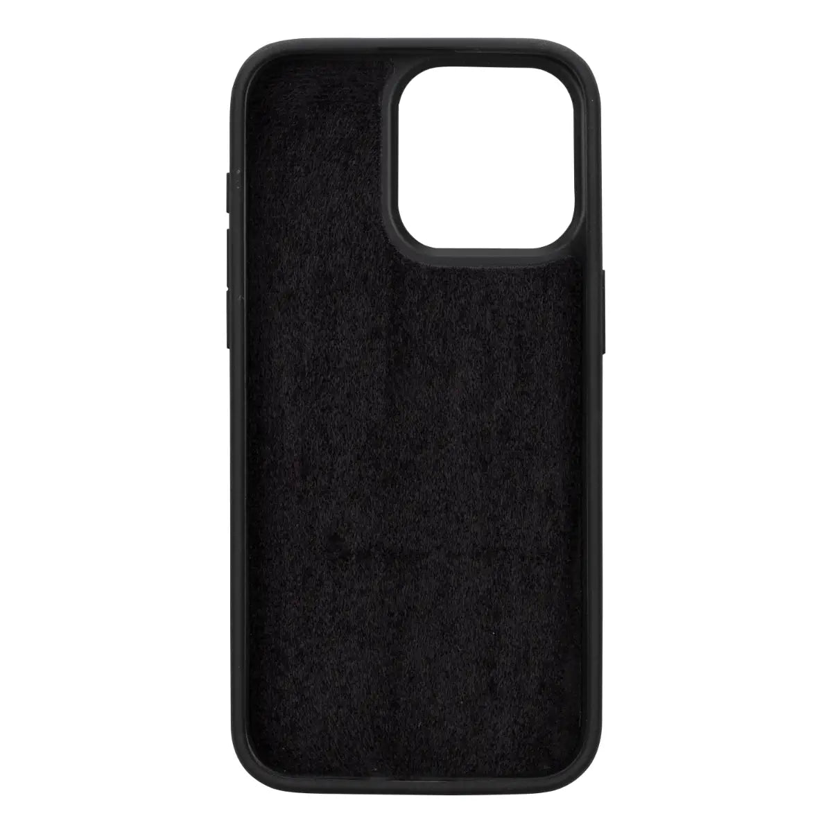 Black Leather Wallet Case for iPhone 15 Pro Max
