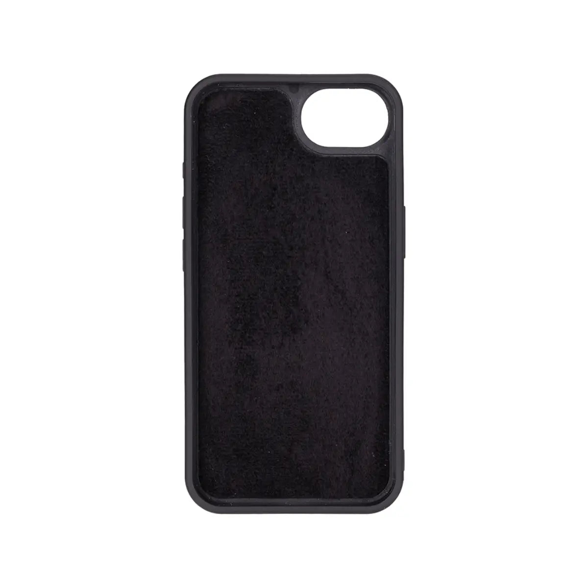 Black Leather Wallet Case for iPhone 16e – O2 Leather