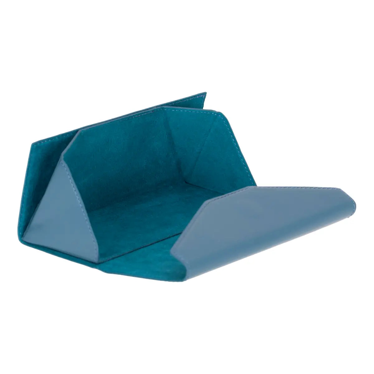 Blue Leather Glasses Case