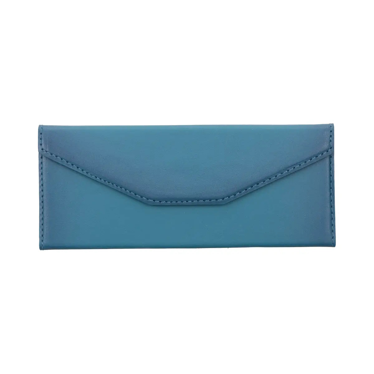Blue Leather Glasses Case