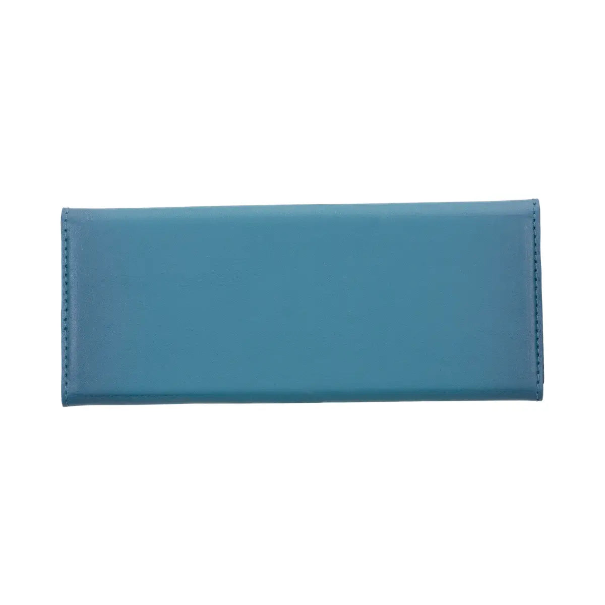 Blue Leather Glasses Case