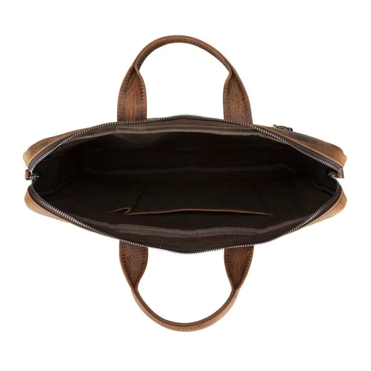 Brown Leather Business Briefcase