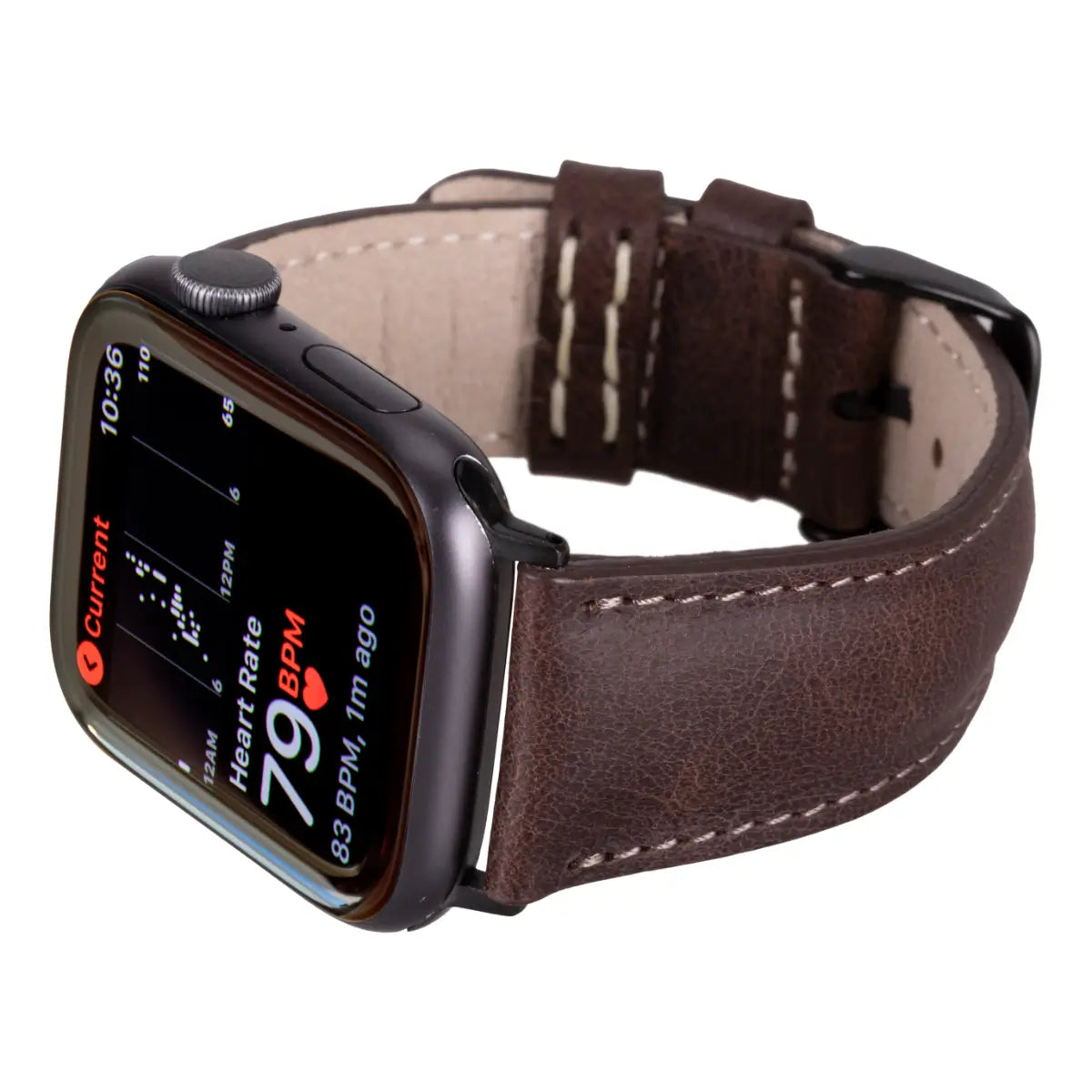 Brown Leather Band for Apple Watch