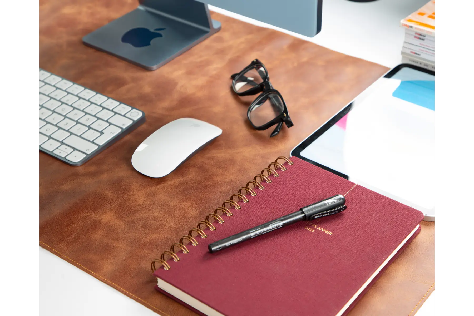 Brown Leather Desk Mat-Large Size