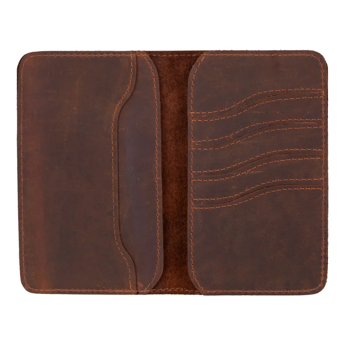 Brown Leather Passport Holder