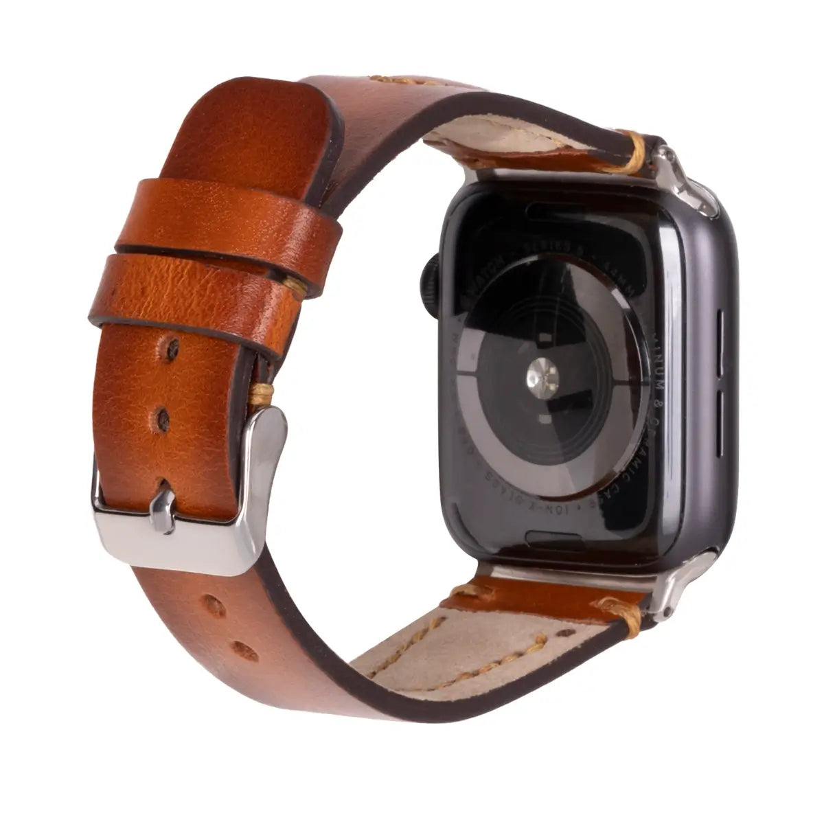 Brown Leather Sport Apple Watch Band
