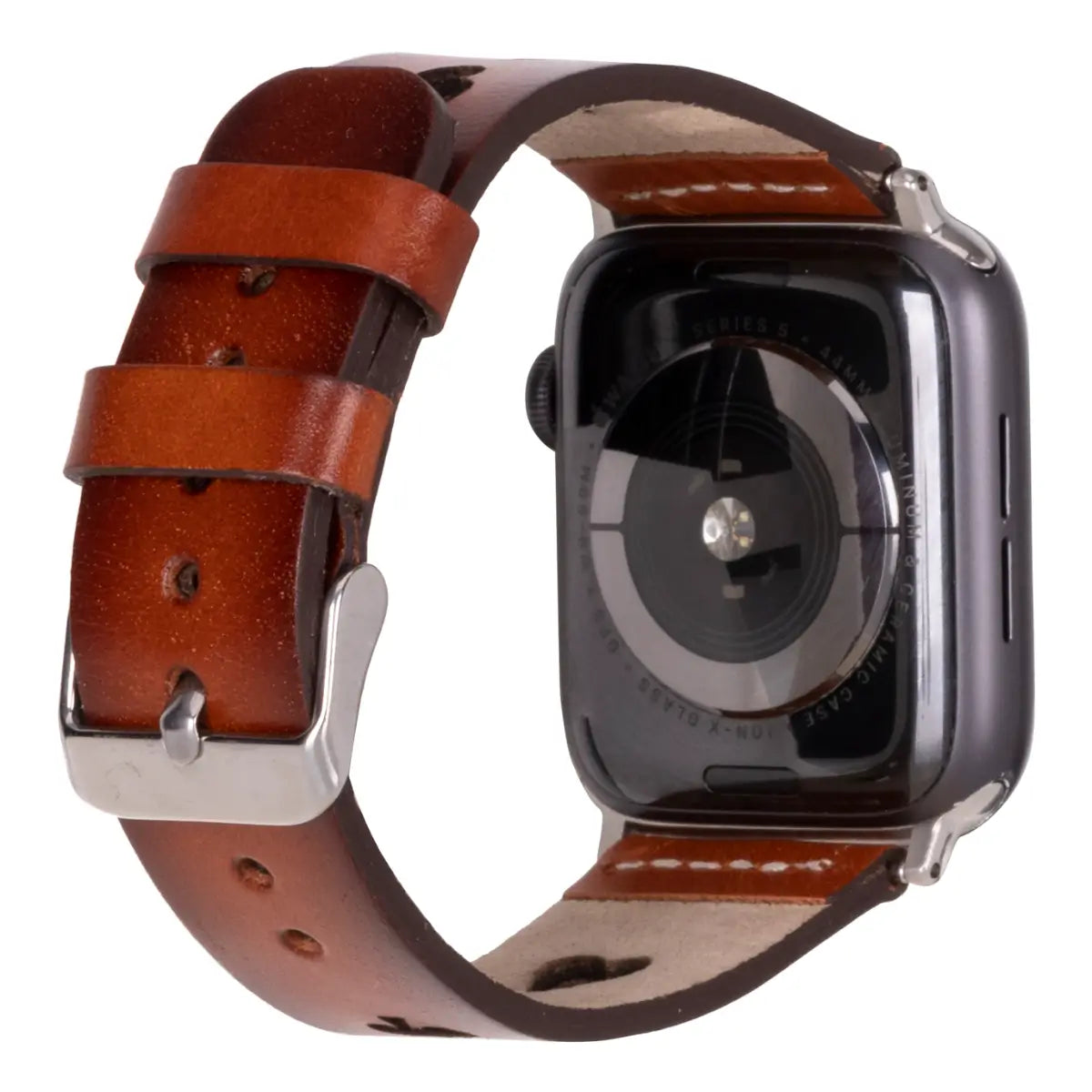 Brown Leather Sport Apple Watch Band