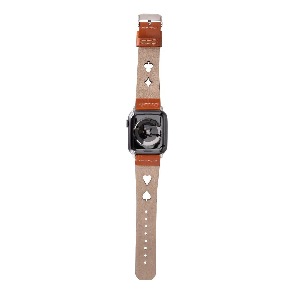Brown Leather Sport Apple Watch Band