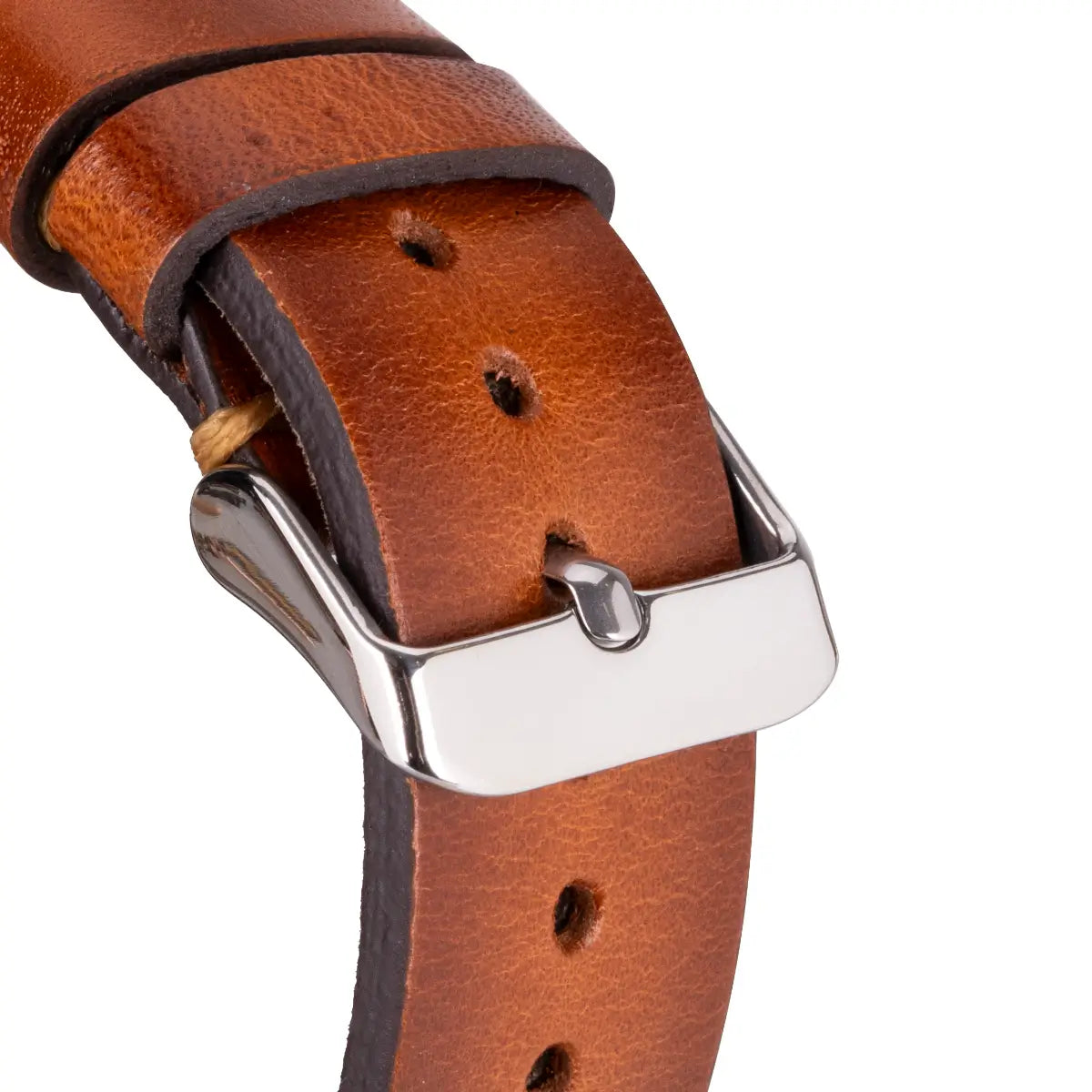Brown Leather Sport Apple Watch Band
