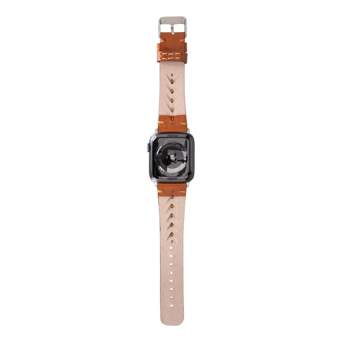 Brown Leather Sport Apple Watch Band