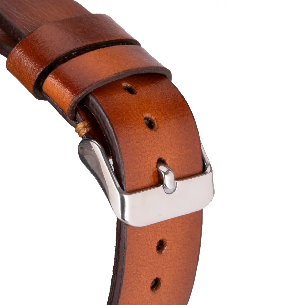 Brown Leather Sport Apple Watch Band