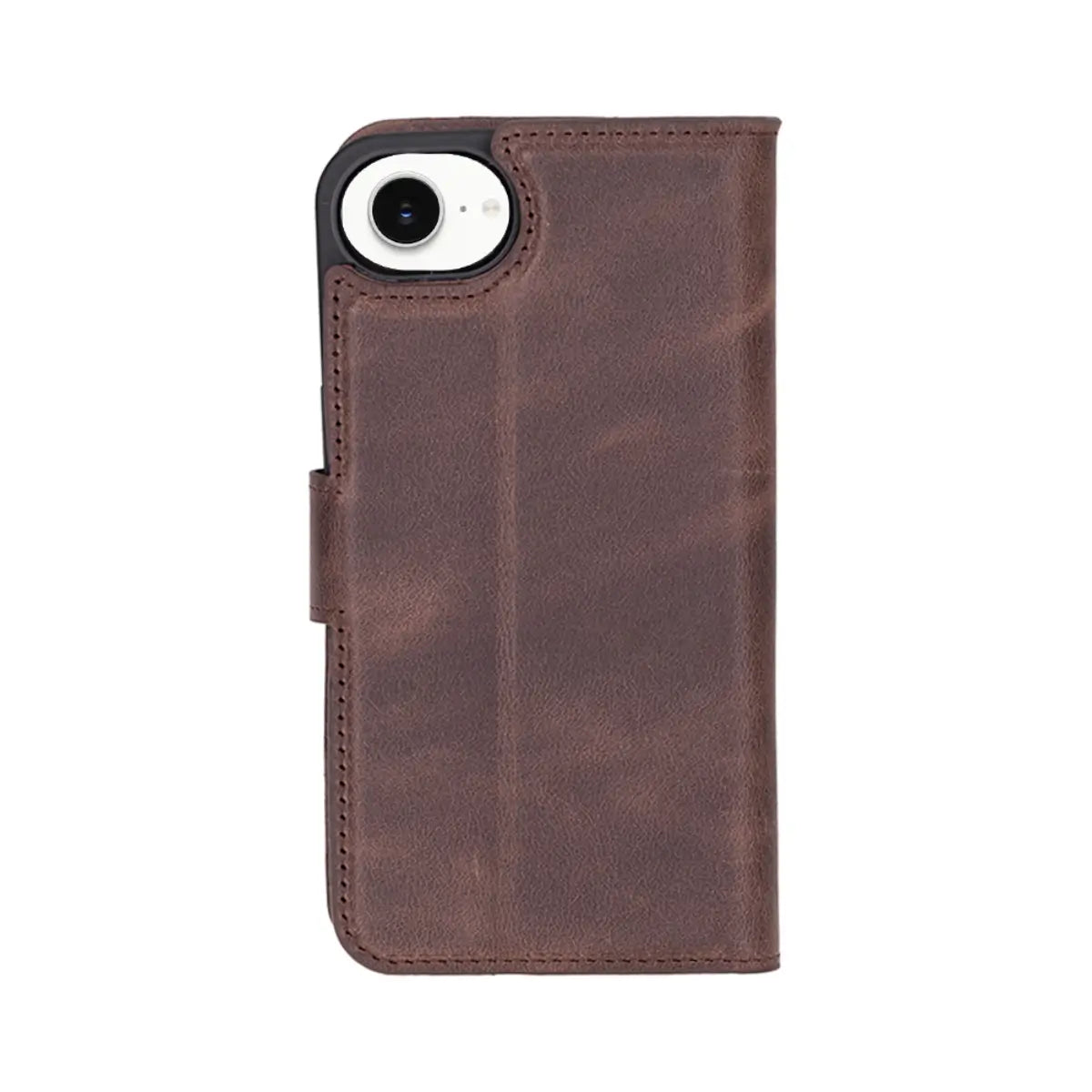 Brown Leather Wallet Case for iPhone 16e – O2 Leather