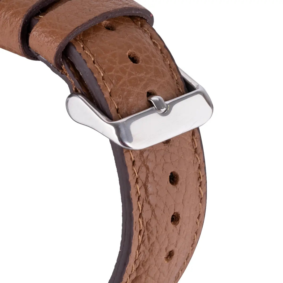 Brown Togo Leather Apple Watch Band