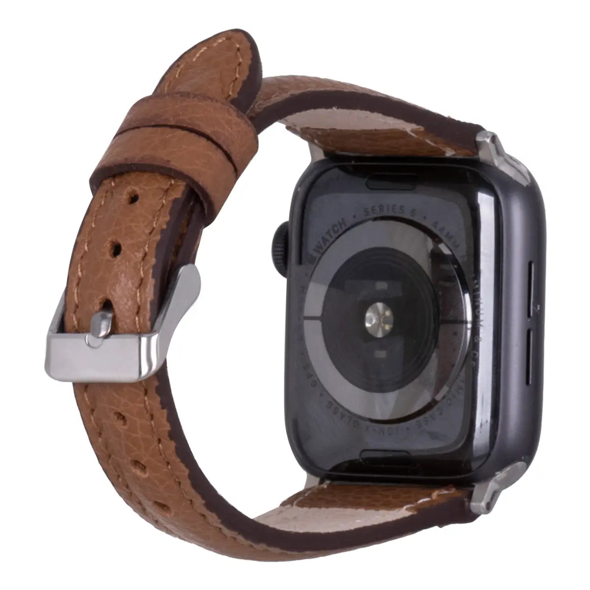 Brown Togo Leather Women's Apple Watch Band
