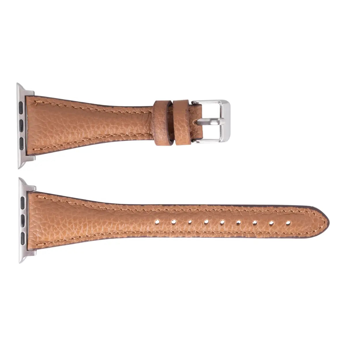 Brown Togo Leather Women's Apple Watch Band