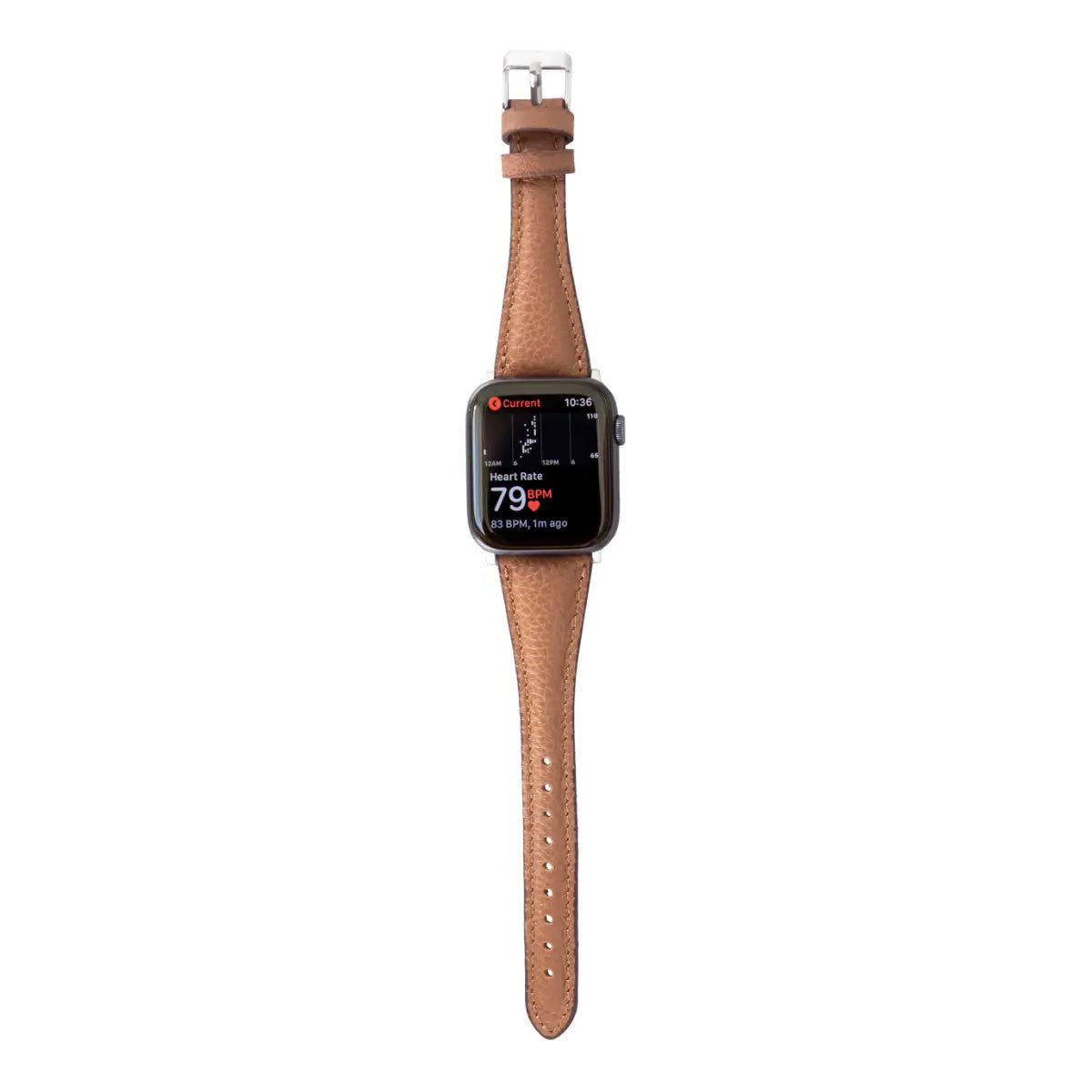 Brown Togo Leather Women's Apple Watch Band