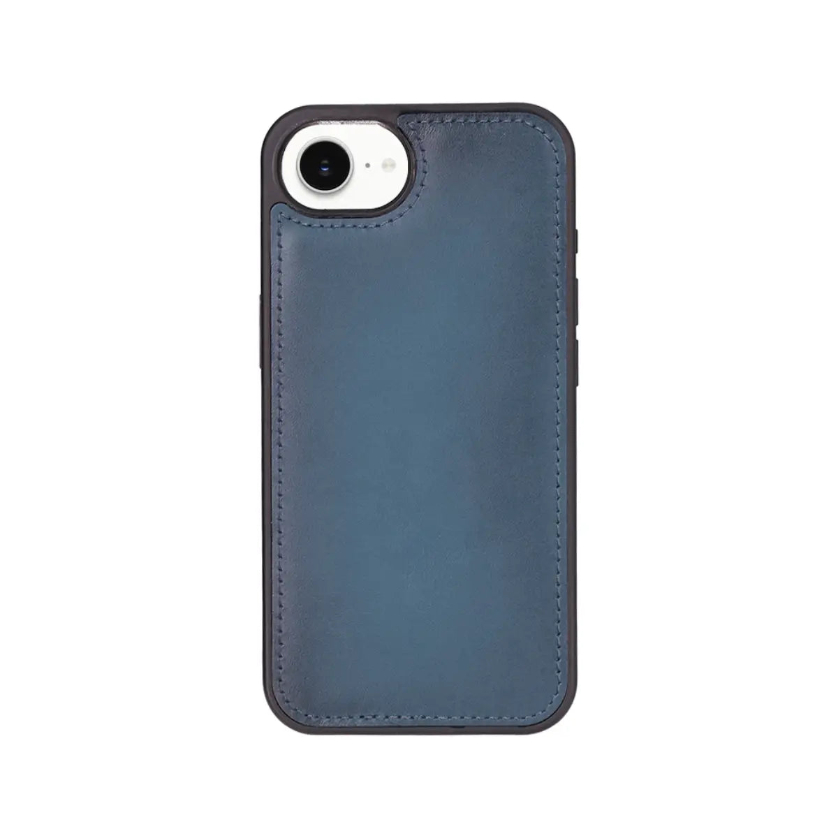 Burnished Blue Leather Wallet Case for iPhone 16e