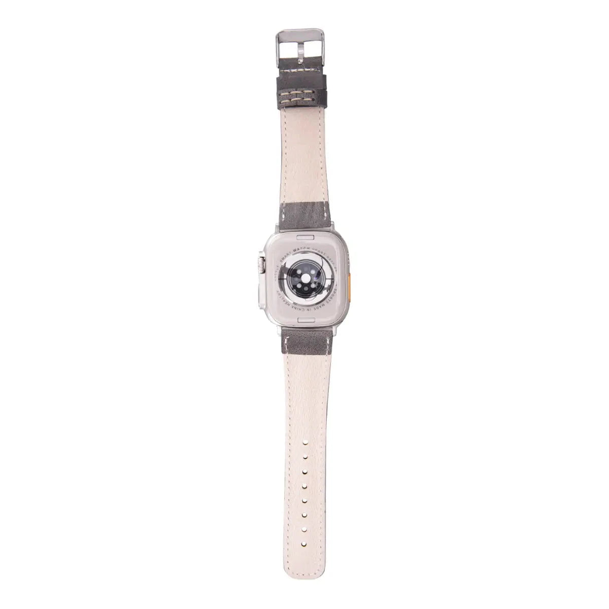 Burnished Gray Leather Classic Apple Watch Band