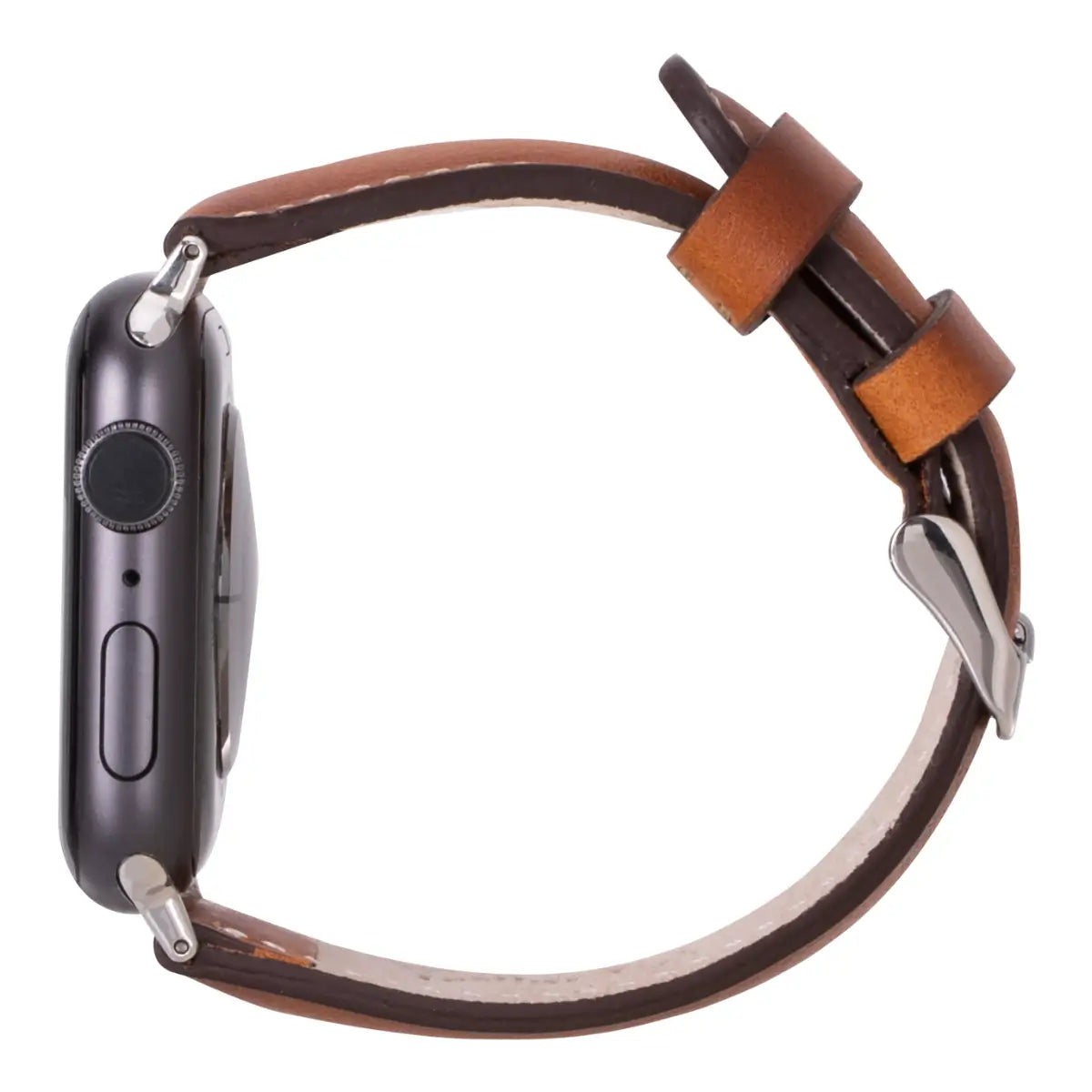 Burnished Tan Leather Classic Apple Watch Band