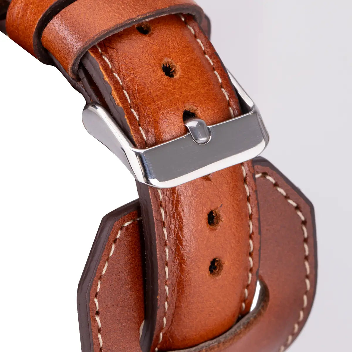 Burnished Tan Leather Cuff Apple Watch Band