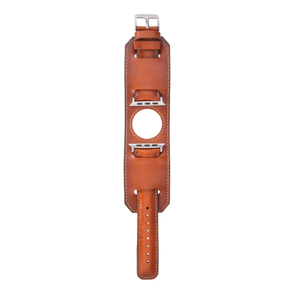 Burnished Tan Leather Cuff Apple Watch Band