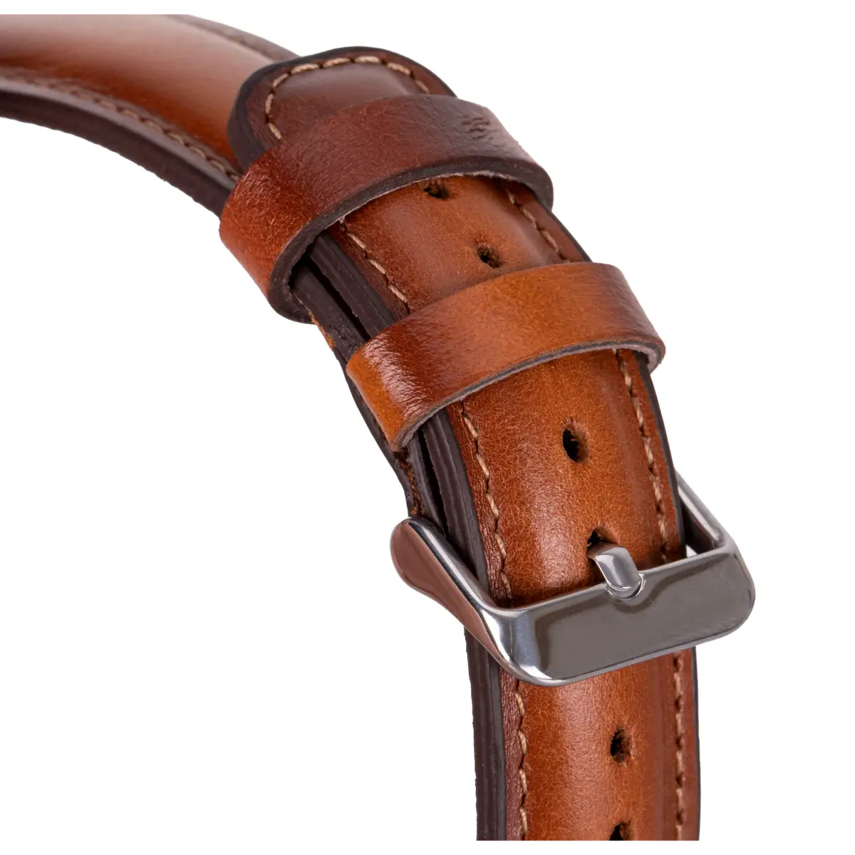 Burnished Tan Leather Fitbit Watch Band