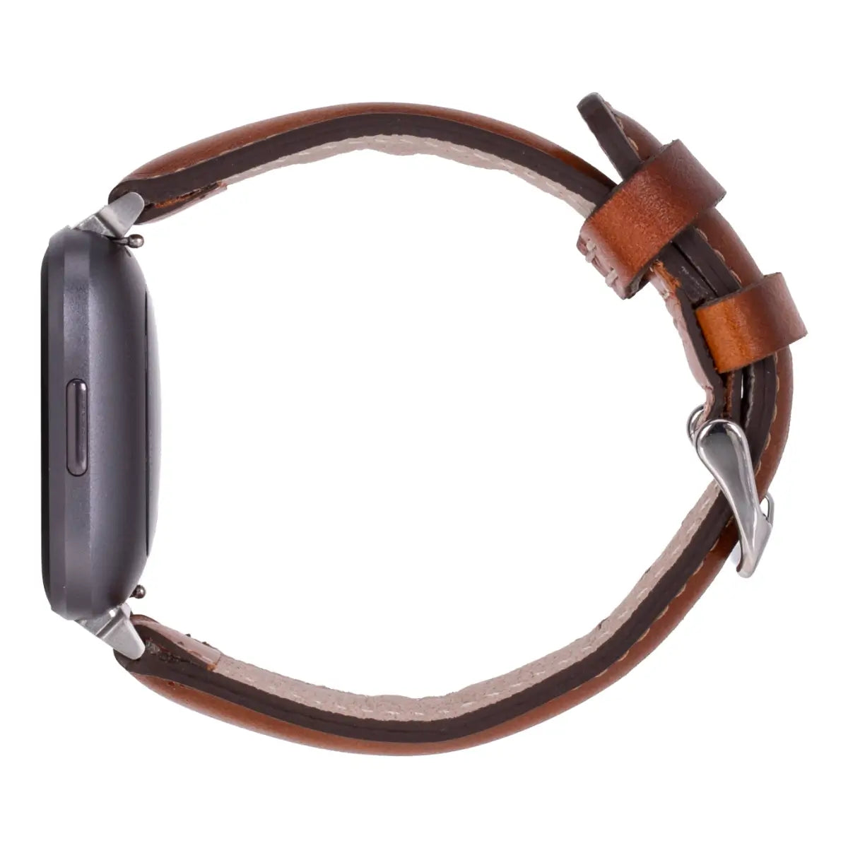 Burnished Tan Leather Fitbit Watch Band